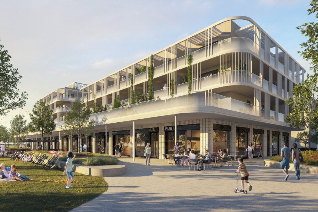 facade north-west and south-west