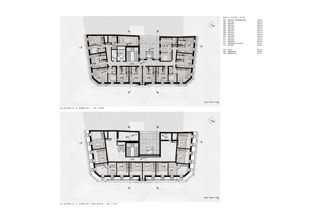 Second floor plan