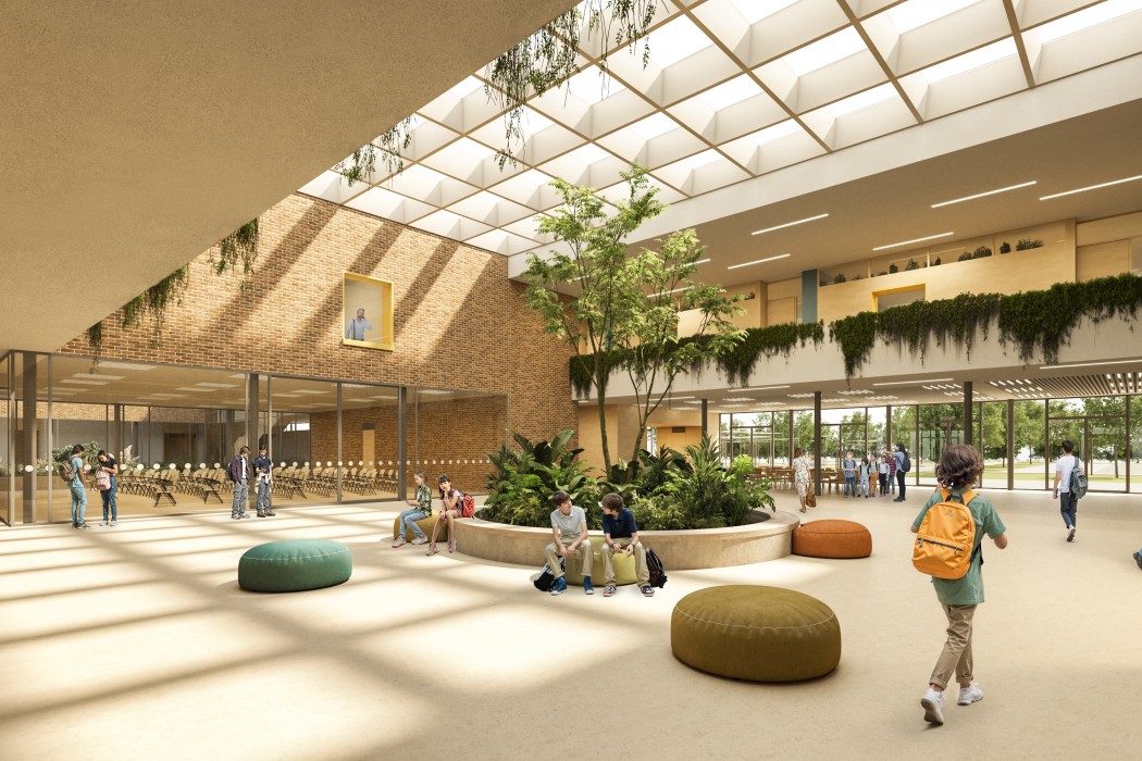 Látványterv - Aula